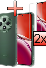 NoXx NoXx OPPO Reno 12F Hoesje Shockproof Met 2x Screenprotector