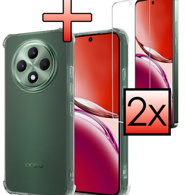 NoXx NoXx OPPO Reno 12F Hoesje Shockproof Met 2x Screenprotector