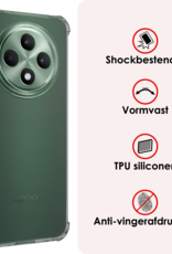 NoXx NoXx OPPO Reno 12F Hoesje Shockproof - Transparant - 2 PACK