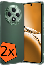 Nomfy Nomfy OPPO Reno 12F Hoesje Siliconen - Transparant - 2 PACK