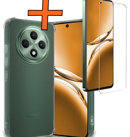 Nomfy Nomfy OPPO Reno 12F Hoesje Shockproof Met Screenprotector