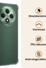 Nomfy Nomfy OPPO Reno 12F Hoesje Shockproof Met 2x Screenprotector