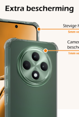 Nomfy Nomfy OPPO Reno 12F Hoesje Shockproof Met 2x Screenprotector