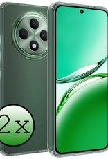 BASEY. BASEY. OPPO Reno 12F Hoesje Siliconen - Transparant - 2 PACK