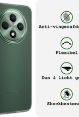 BASEY. BASEY. OPPO Reno 12F Hoesje Siliconen - Transparant - 2 PACK