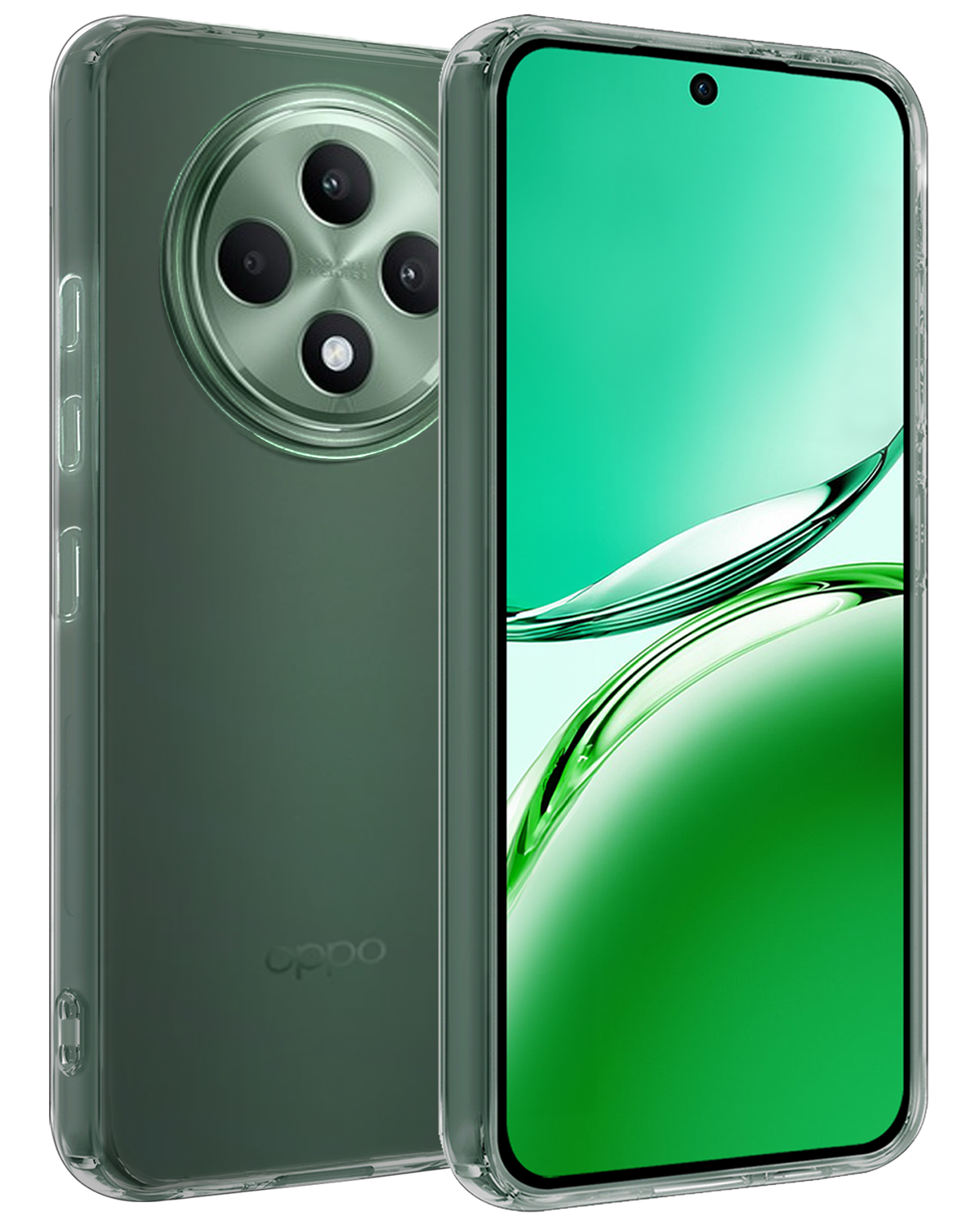 BASEY. BASEY. OPPO Reno 12F Hoesje Siliconen - Transparant