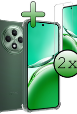 BASEY. BASEY. OPPO Reno 12F Hoesje Shockproof Met 2x Screenprotector