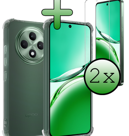 BASEY. BASEY. OPPO Reno 12F Hoesje Shockproof Met 2x Screenprotector