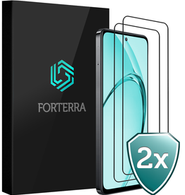 Forterra Forterra OPPO A80 Screenprotector Glas Full Cover - 2 PACK