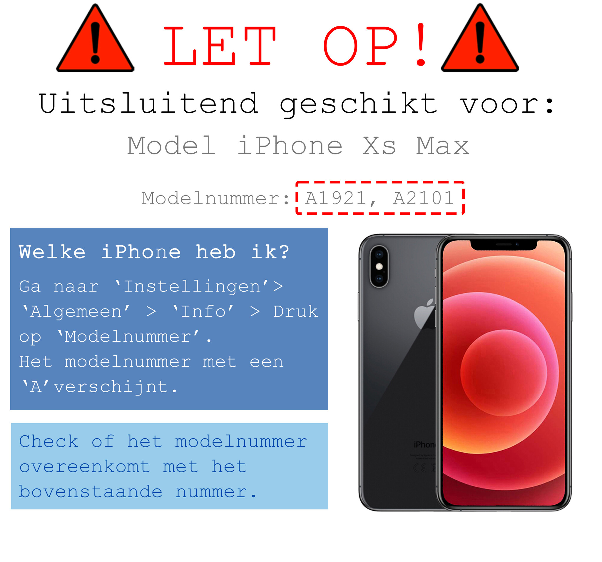 BASEY. Hoes Geschikt voor iPhone Xs Max Hoesje Pas Houder Shock Proof Case Hoes Met Koord - Hoesje Geschikt voor iPhone Xs Max Hoes Met Telefoonkoord Pasjeshouder Cover - Transparant - 2 Stuks