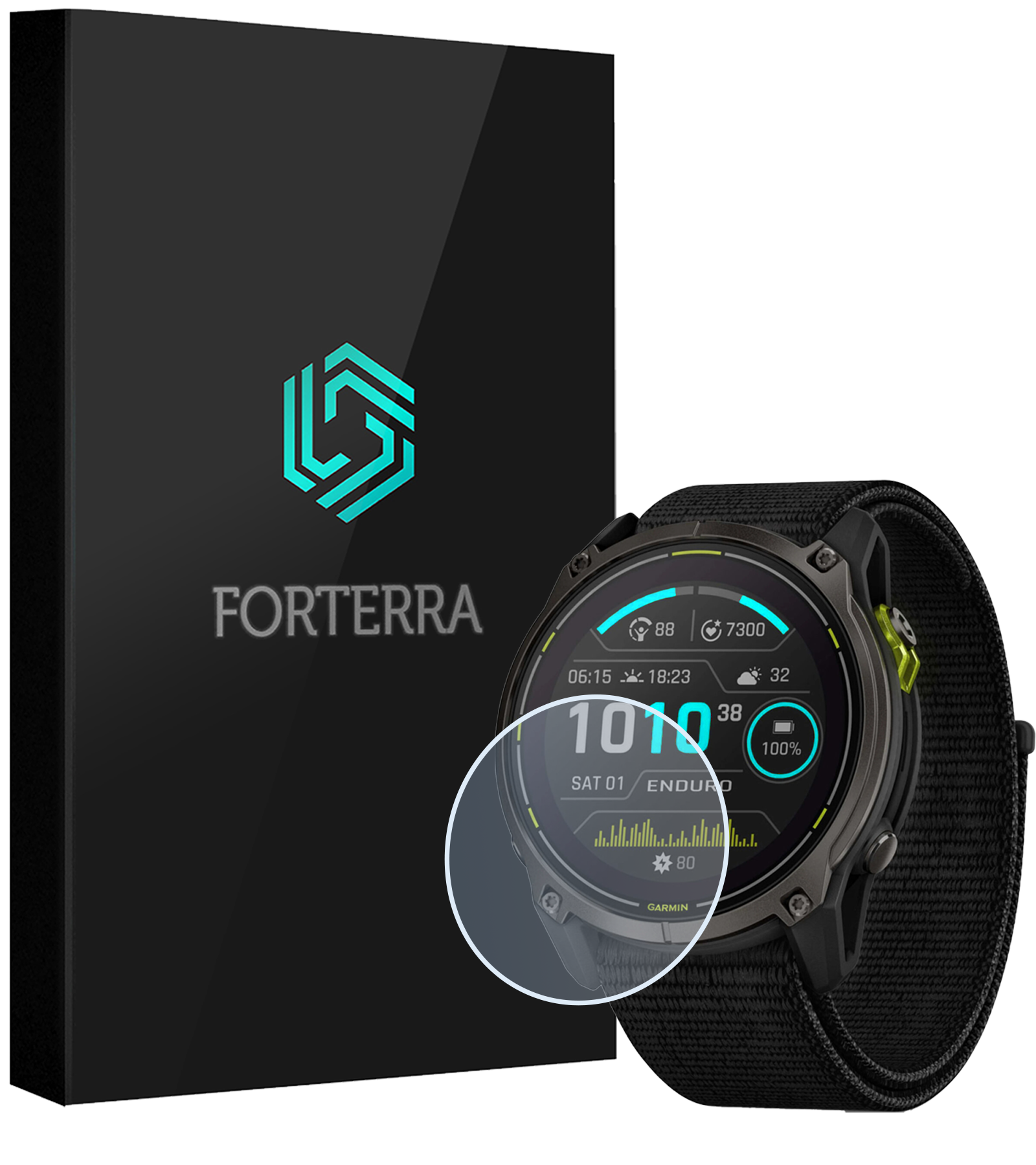 Forterra Forterra Garmin Enduro 3 (51 mm) Screenprotector