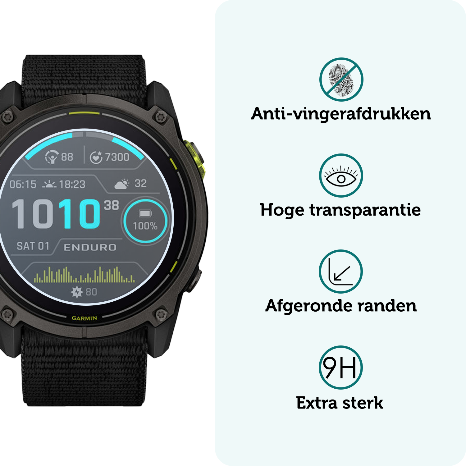 Forterra Forterra Garmin Enduro 3 (51 mm) Screenprotector - 2 PACK