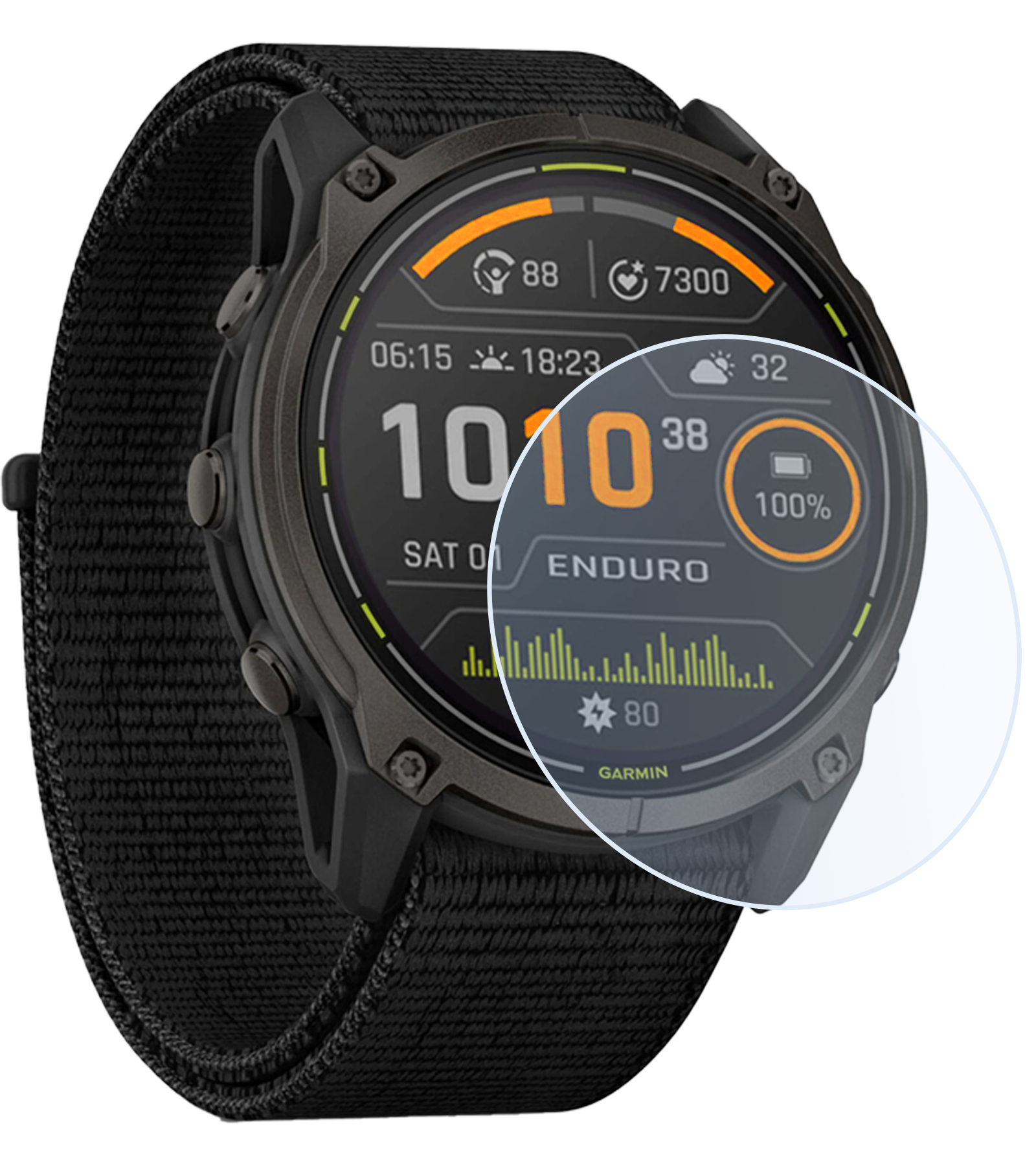 Nomfy Nomfy Garmin Enduro 3 (51 mm) Screenprotector