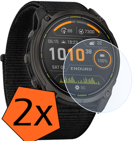 Nomfy Nomfy Garmin Enduro 3 (51 mm) Screenprotector - 2 PACK