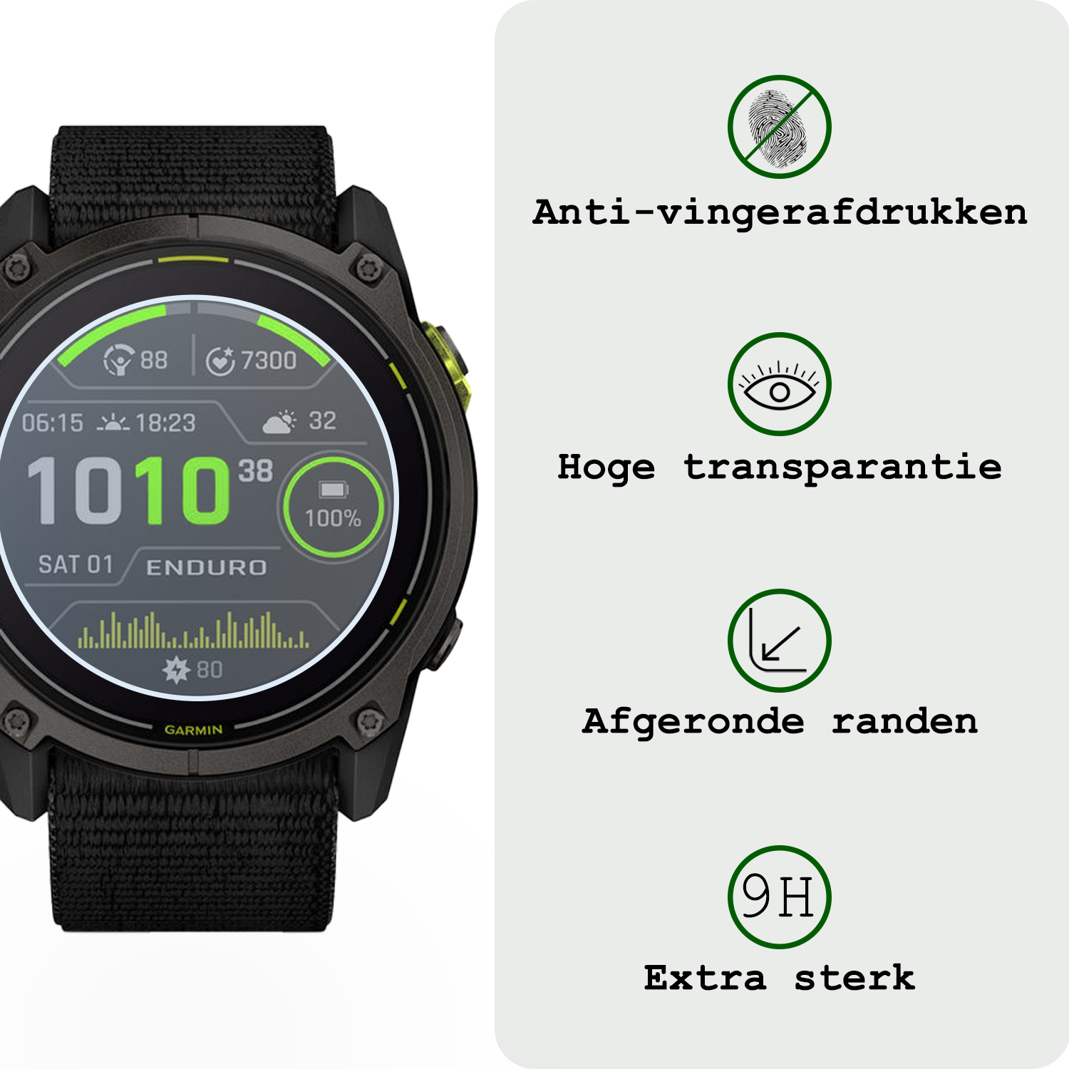 BASEY. BASEY. Garmin Enduro 3 (51 mm) Screenprotector - 3 PACK