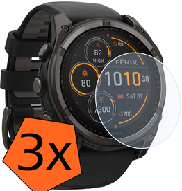 Nomfy Nomfy Garmin Fenix 8 Solar (51 mm) Screenprotector - 3 PACK