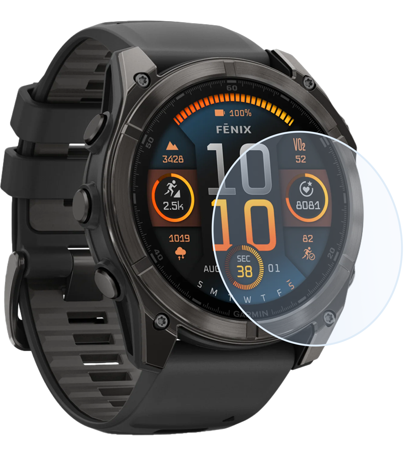 Nomfy Nomfy Garmin Fenix 8 (43 mm) Screenprotector