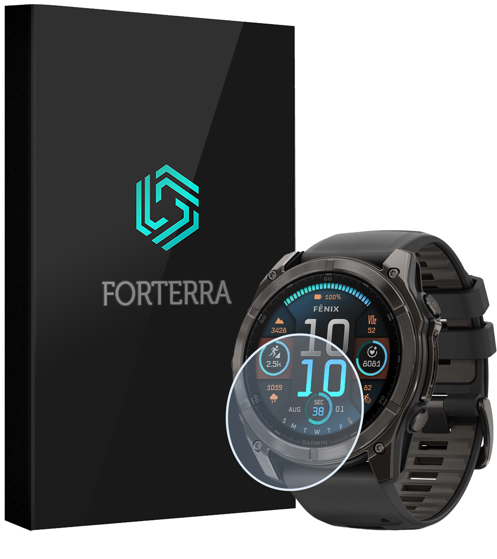 Forterra Forterra Garmin Fenix 8 (47 mm) Screenprotector