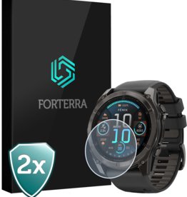 Forterra Forterra Garmin Fenix 8 (47 mm) Screenprotector - 2 PACK