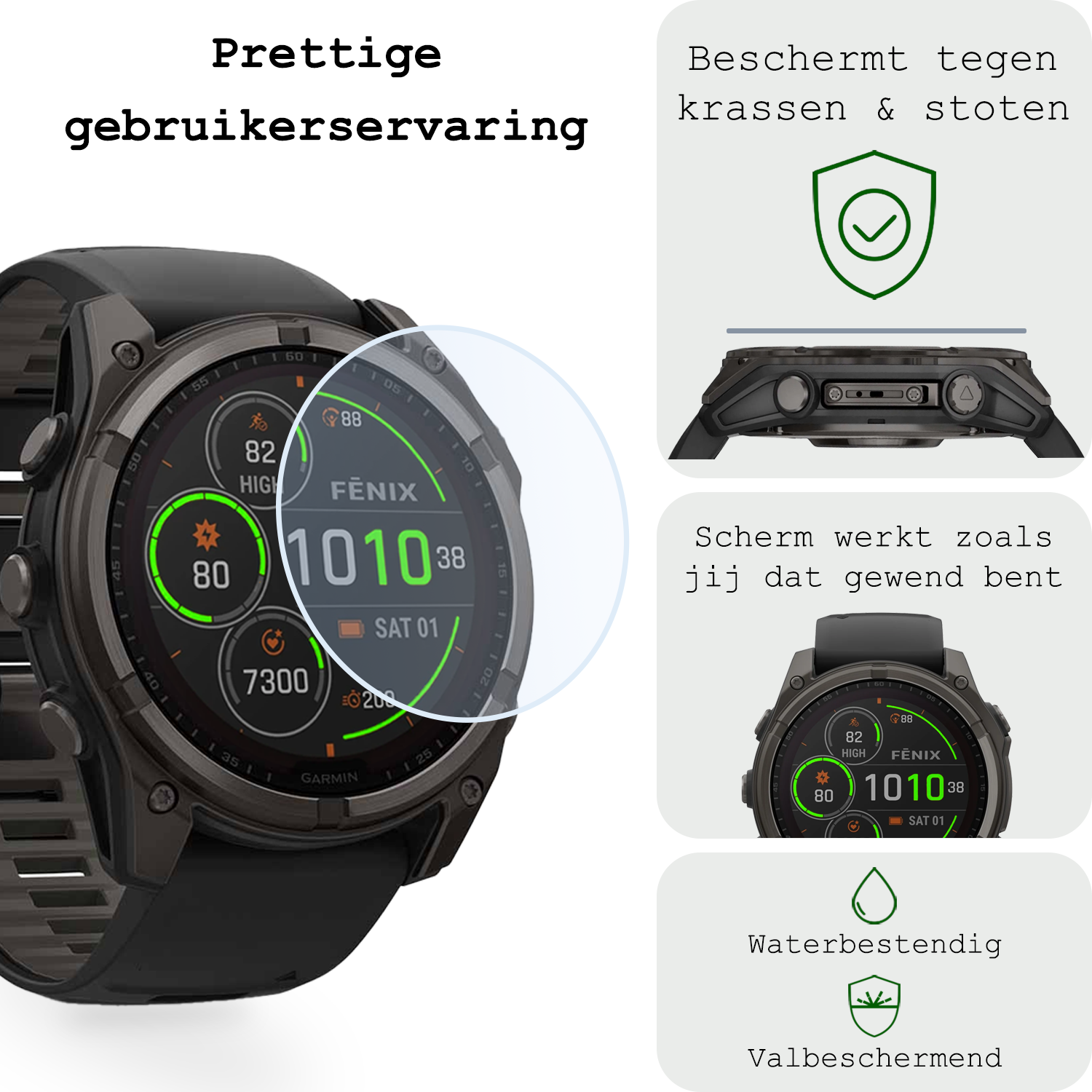 BASEY. BASEY. Garmin Fenix 8 Solar (47 mm) Screenprotector