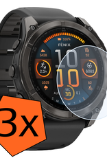 Nomfy Nomfy Garmin Fenix 8 (51 mm) Screenprotector - 3 PACK