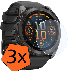 Nomfy Nomfy Garmin Fenix 8 (51 mm) Screenprotector - 3 PACK