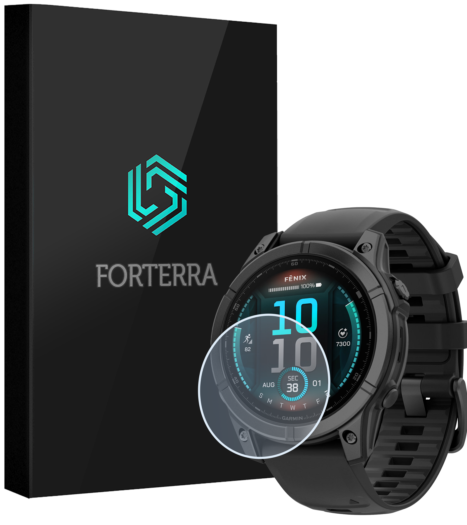 Forterra Forterra Garmin Fenix E (47 mm) Screenprotector