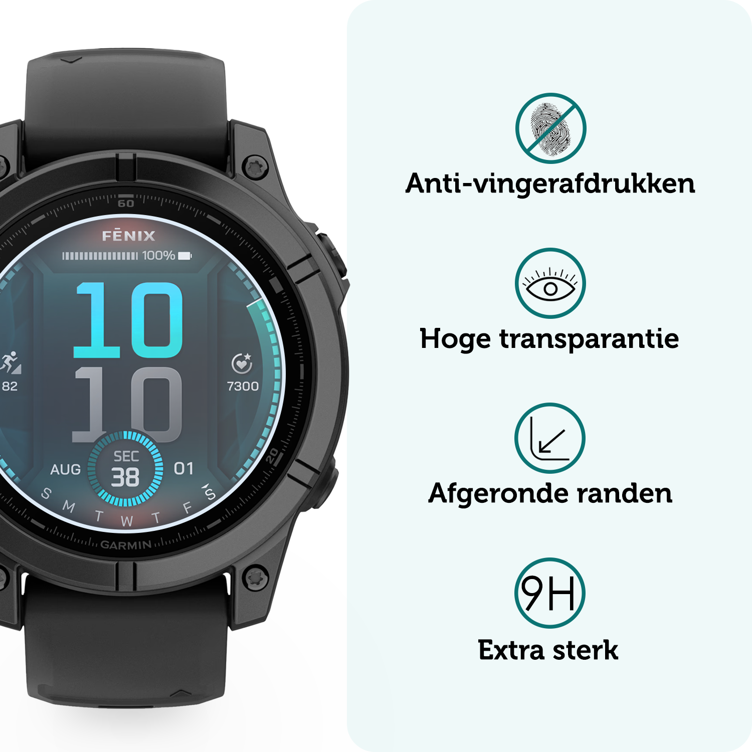 Forterra Forterra Garmin Fenix E (47 mm) Screenprotector