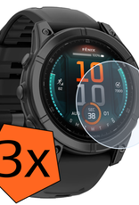 Nomfy Nomfy Garmin Fenix E (47 mm) Screenprotector - 3 PACK
