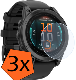 Nomfy Nomfy Garmin Fenix E (47 mm) Screenprotector - 3 PACK