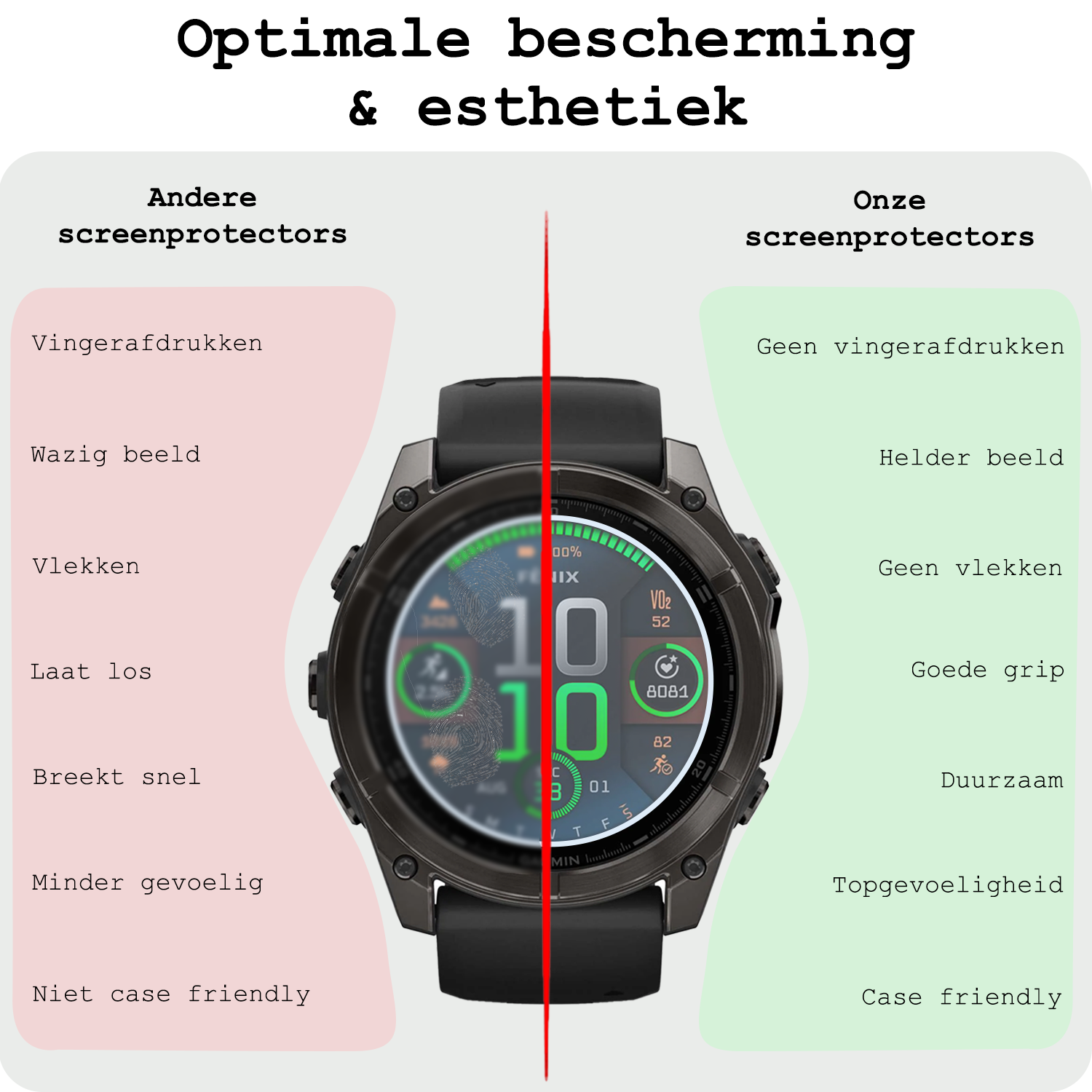 BASEY. BASEY. Garmin Fenix 8 (47 mm) Screenprotector
