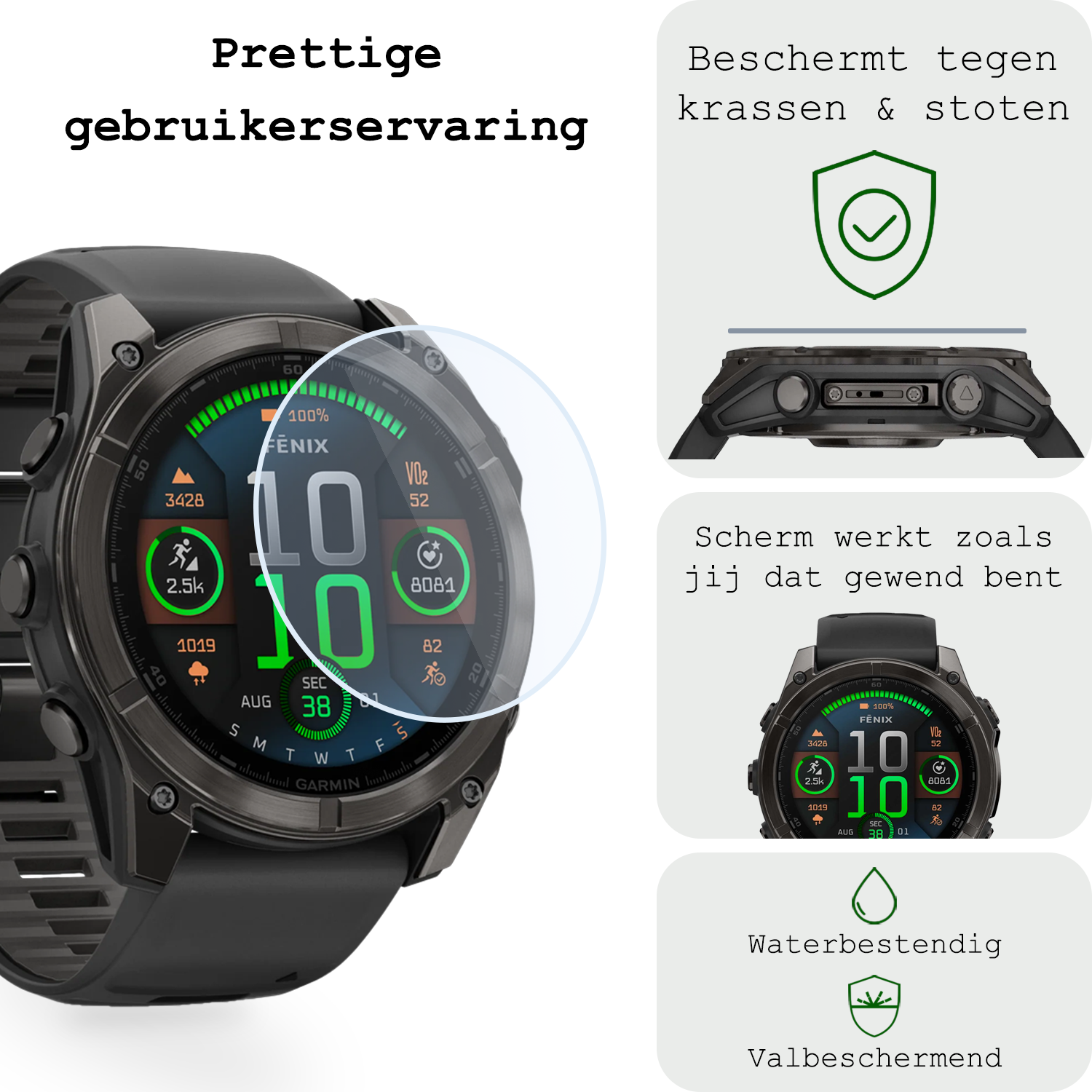 BASEY. BASEY. Garmin Fenix 8 (47 mm) Screenprotector