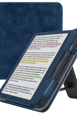 Nomfy Nomfy Kobo Libra Colour Hoesje Leer - Donkerblauw