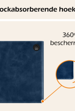 Nomfy Nomfy Kobo Libra Colour Hoesje Leer - Donkerblauw
