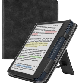 Nomfy Nomfy Kobo Libra Colour Hoesje Leer - Zwart