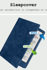 BASEY. BASEY. Kobo Clara Colour Hoesje Leer - Donkerblauw