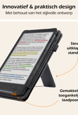 Nomfy Nomfy Kobo Clara BW Hoesje Leer Met Screenprotector - Zwart