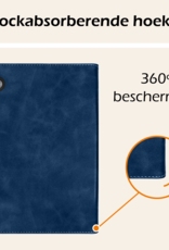 Nomfy Nomfy Kobo Clara BW Hoesje Leer Met Screenprotector - Donkerblauw