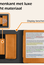 Nomfy Nomfy Kobo Clara BW Hoesje Leer Met Screenprotector - Bruin