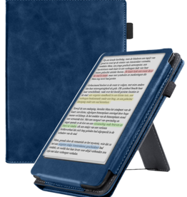 Nomfy Nomfy Kobo Clara BW Hoesje Leer - Donkerblauw