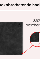 NoXx NoXx Kobo Libra Colour Hoesje Leer Met Screenprotector - Zwart