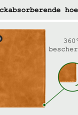 BASEY. BASEY. Kobo Clara BW Hoesje Leer Met Screenprotector - Bruin