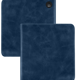 BASEY. BASEY. Kobo Libra Colour Hoesje Leer - Donkerblauw