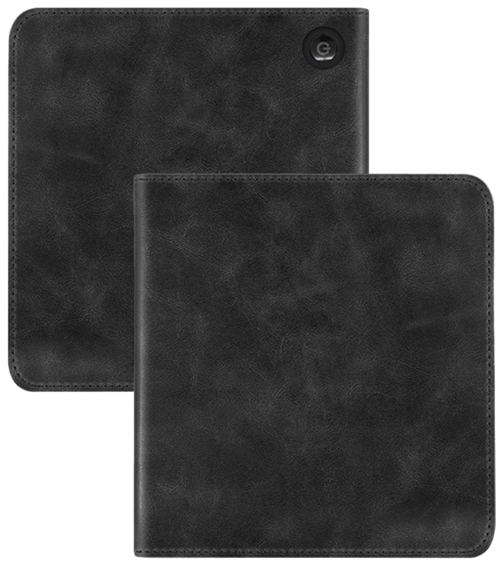 BASEY. BASEY. Kobo Libra Colour Hoesje Leer - Zwart