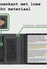 BASEY. BASEY. Kobo Libra Colour Hoesje Leer - Zwart