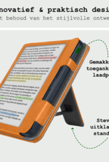 BASEY. BASEY. Kobo Libra Colour Hoesje Leer Met Screenprotector - Bruin