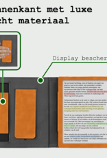 BASEY. BASEY. Kobo Libra Colour Hoesje Leer Met Screenprotector - Bruin