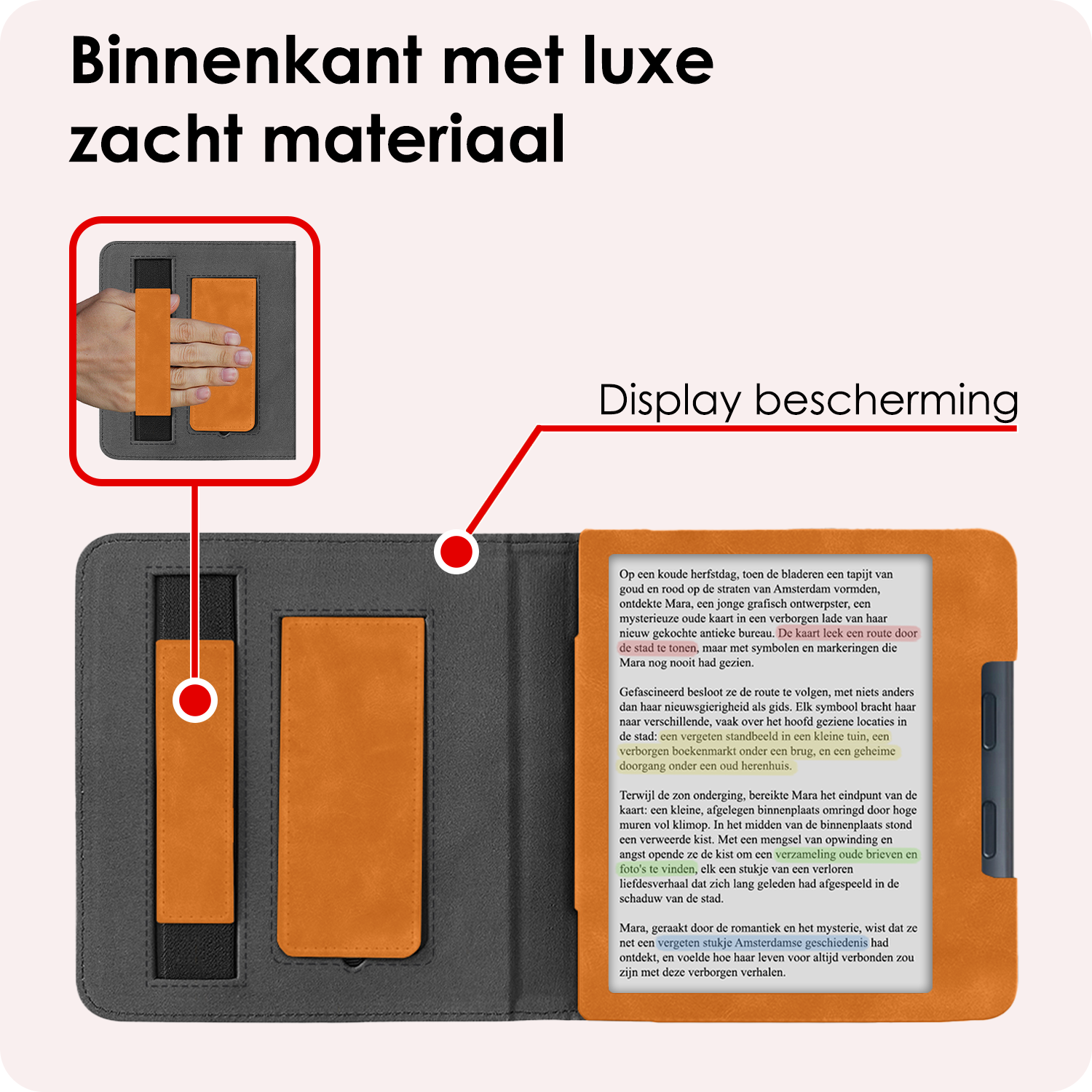 NoXx NoXx Kobo Libra Colour Hoesje Leer - Bruin