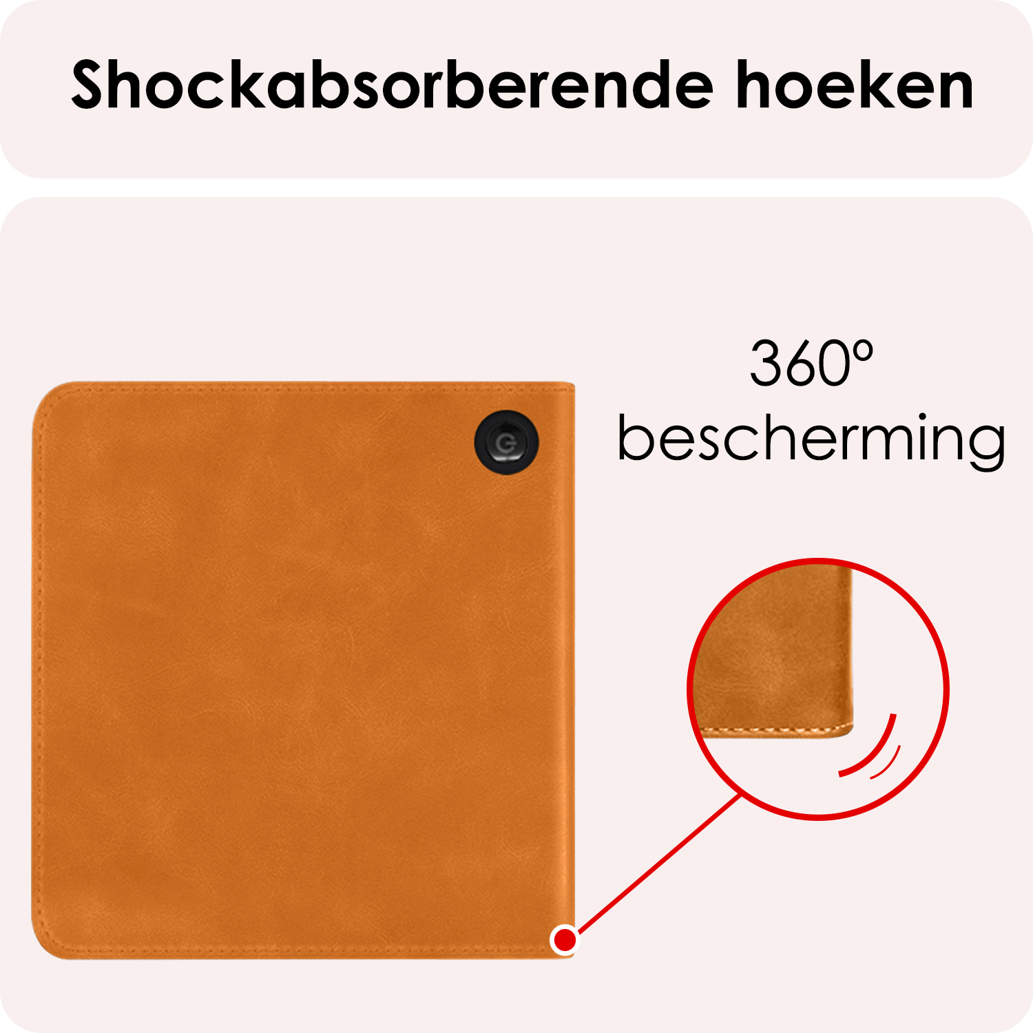 NoXx NoXx Kobo Libra Colour Hoesje Leer - Bruin