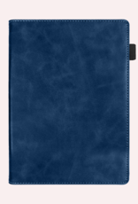 NoXx NoXx Kobo Clara BW Hoesje Leer Met Screenprotector - Donkerblauw